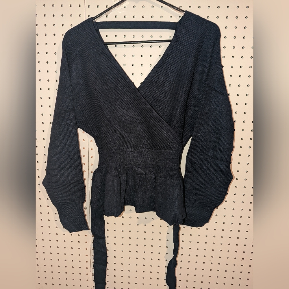V Neck Long Sleeve Women's Sweater